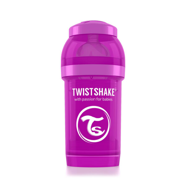 Twistshake Anti-Colic lutipudel 180ml, Lilla - Image 3