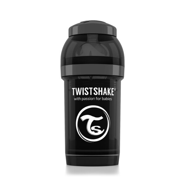 Twistshake Anti-Colic lutipudel 180ml, Must - Image 3