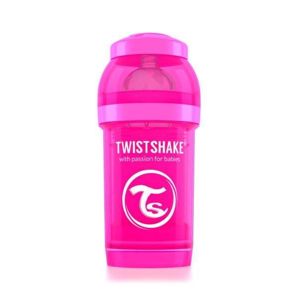 Twistshake Anti-Colic lutipudel 180ml, Roosa - Image 3