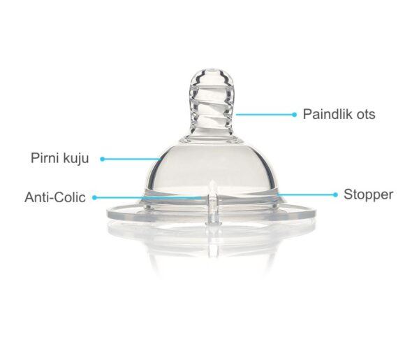 Twistshake Anti-Colic lutipudel 260ml, Roheline - Image 7