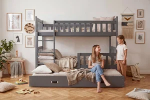 Narivoodi komplekt KACPER 3 90x200 grafiit
