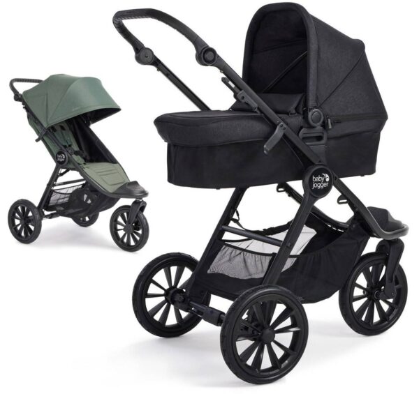 Baby Jogger City Elite 2 jalutuskäru 2in1, Briar Green/Opulent Black