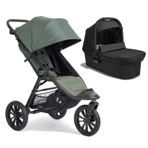 Baby Jogger City Elite 2 jalutuskäru 2in1, Briar Green/Opulent Black - Image 2