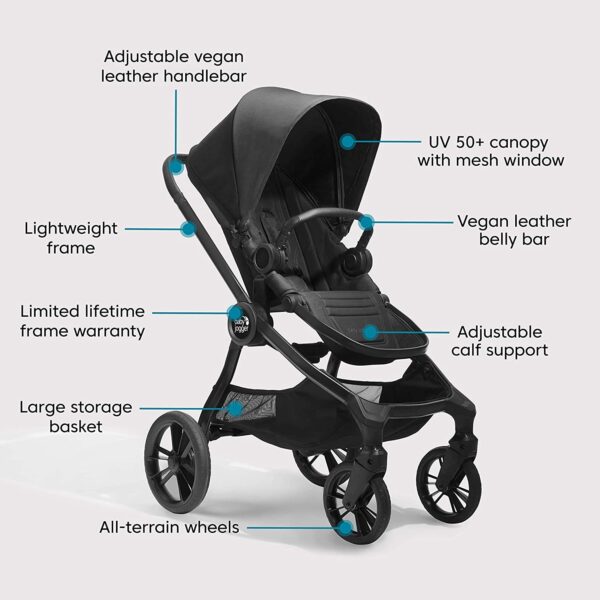 Baby Jogger City Sights jalutuskäru, Deep Teal — изображение 6