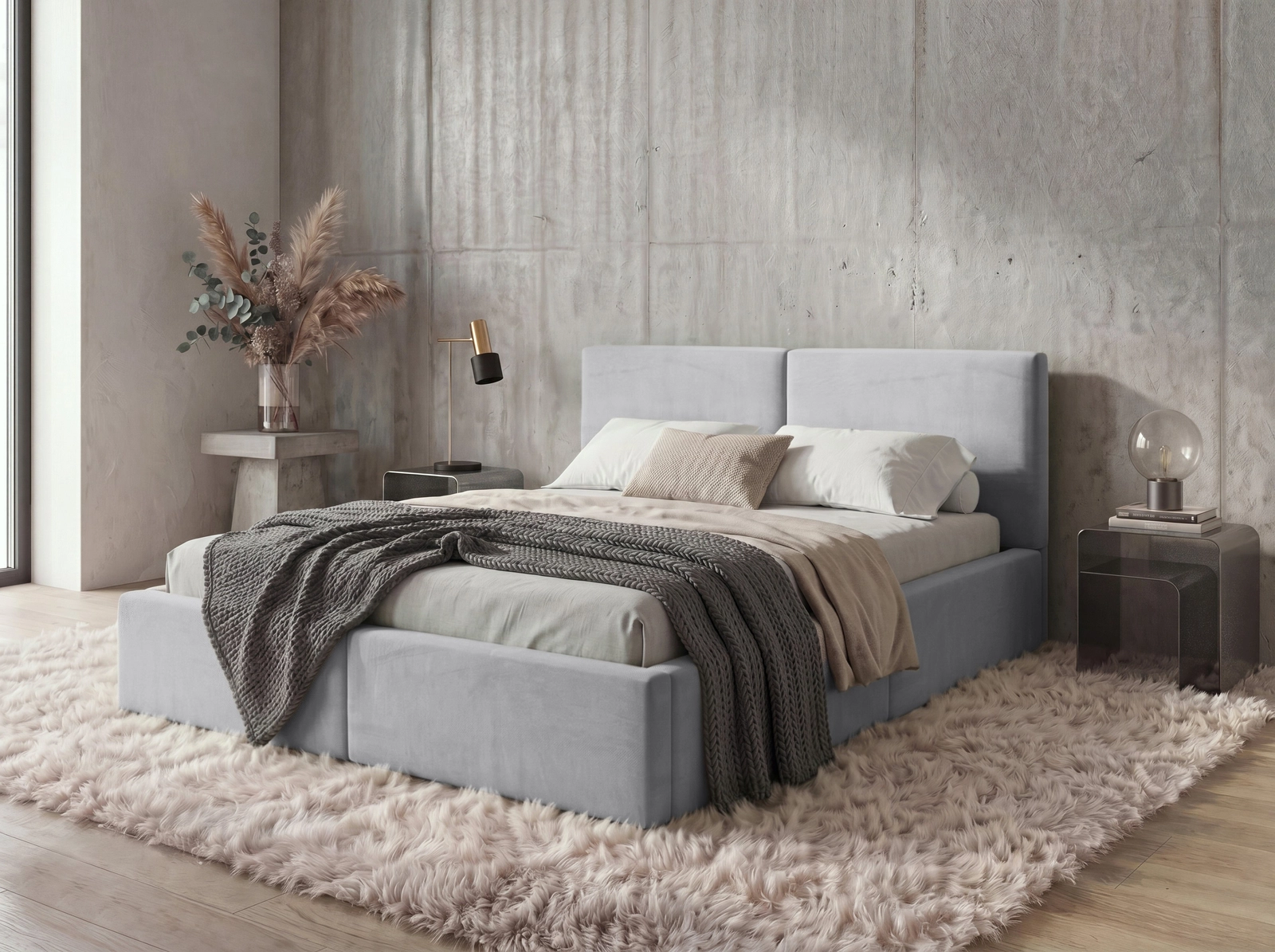 Pesukastiga voodid Hilton 120x200, Hall