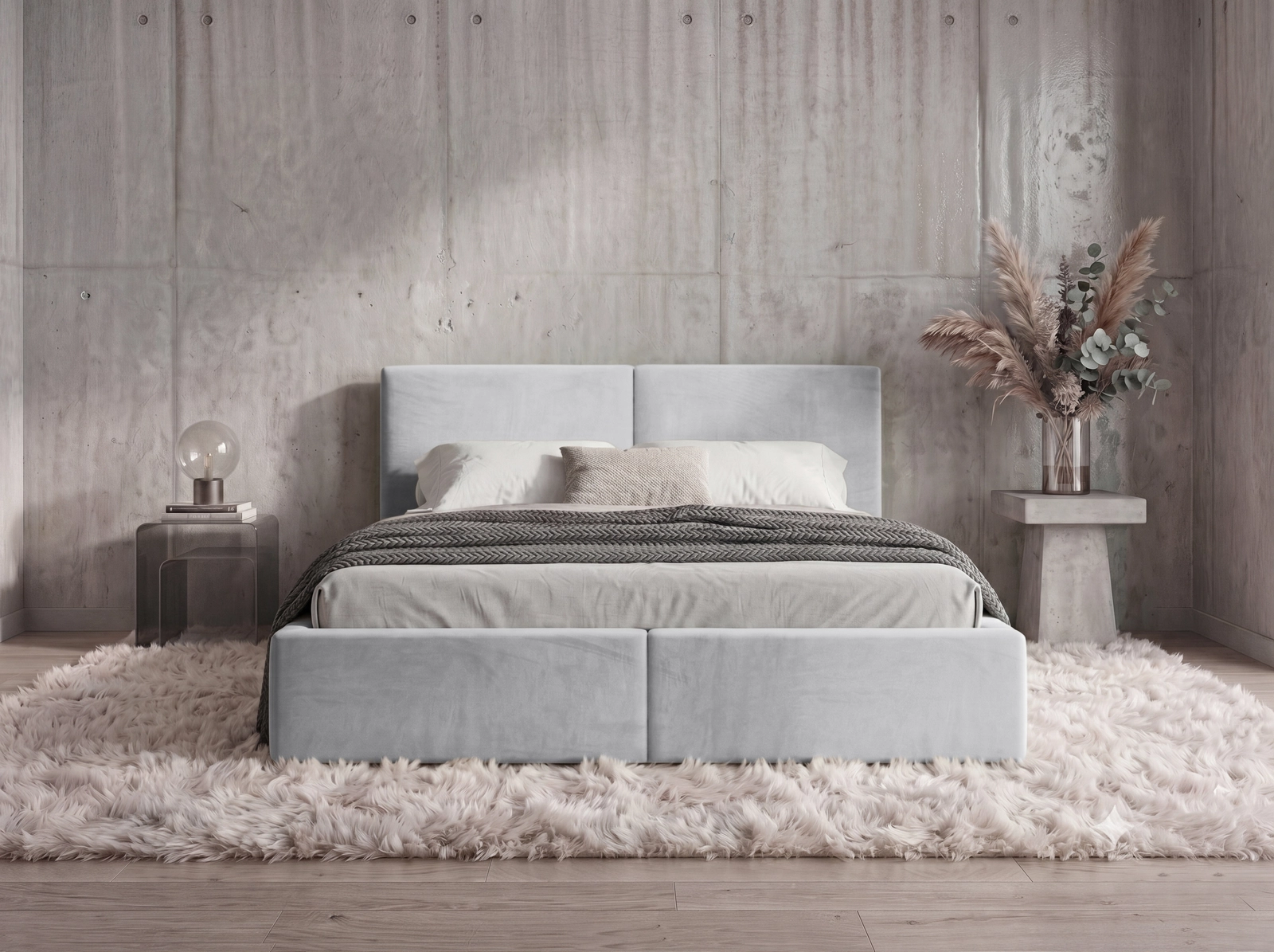 Pesukastiga voodid Hilton 120x200, Hall - Pilt 2