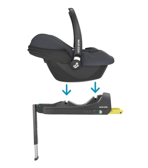 Maxi-Cosi CabrioFix i-Size turvahäll + CabrioFix i-Size ISOFIX alus, Essential Graphite — изображение 3