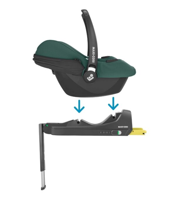 Maxi-Cosi CabrioFix i-Size turvahäll + CabrioFix i-Size ISOFIX alus, Essential Green - Image 2