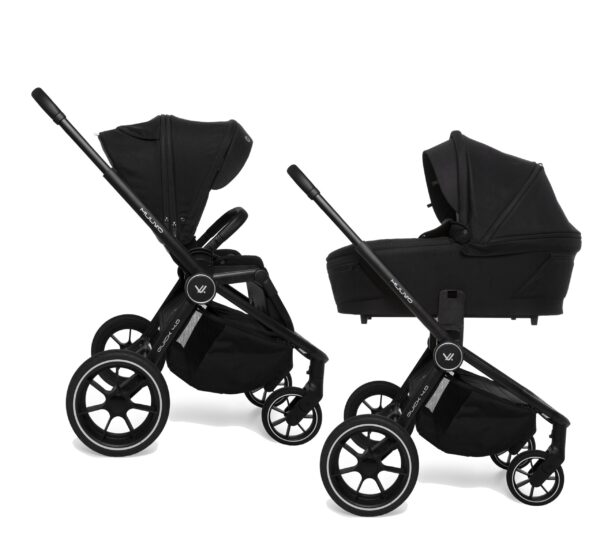 Muuvo Quick 4.0 jalutuskäru 2in1, Classic Black