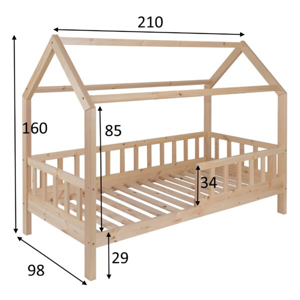 Majavoodi DreamHouse 90x200, natural — изображение 5