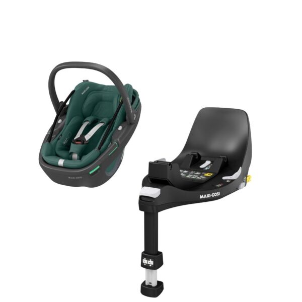 Maxi-Cosi Coral 360 turvahäll + FamilyFix 360 isofix alus, Essential Green