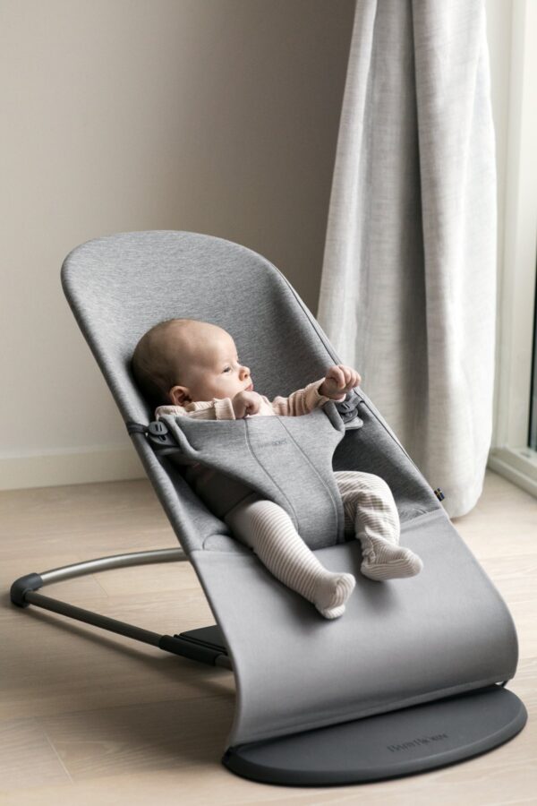 Babybjörn Bouncer Bliss lamamistool, 3D Jersey Light Grey - Image 2