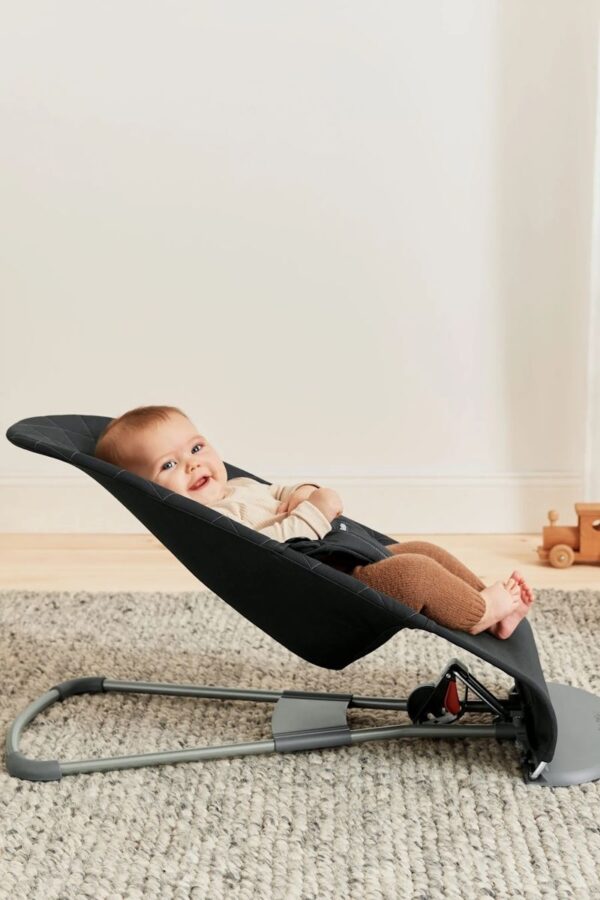 Babybjörn Bouncer Bliss lamamistool Woven Classic, Black - Image 2