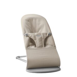 Babybjörn Bouncer Bliss lamamistool, Light beige Woven mélange