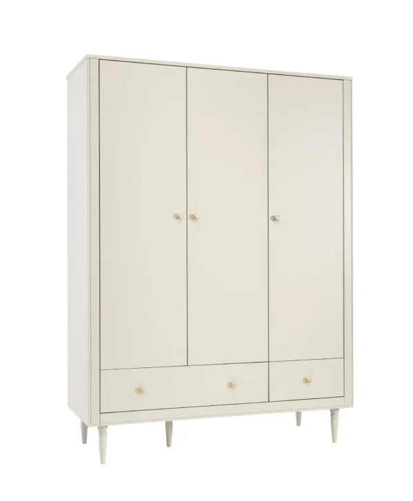 Riidekapp Petite kolme uksega, champagne - Image 2