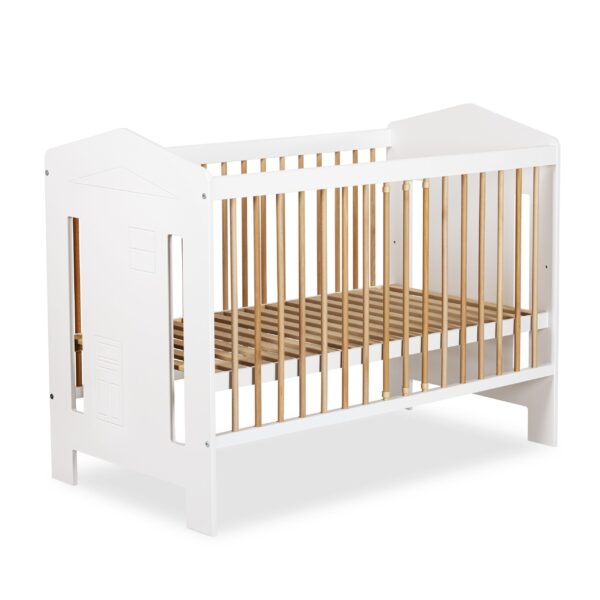 Beebivoodi Ida 60x120 turvapiirdega, pöök/valge