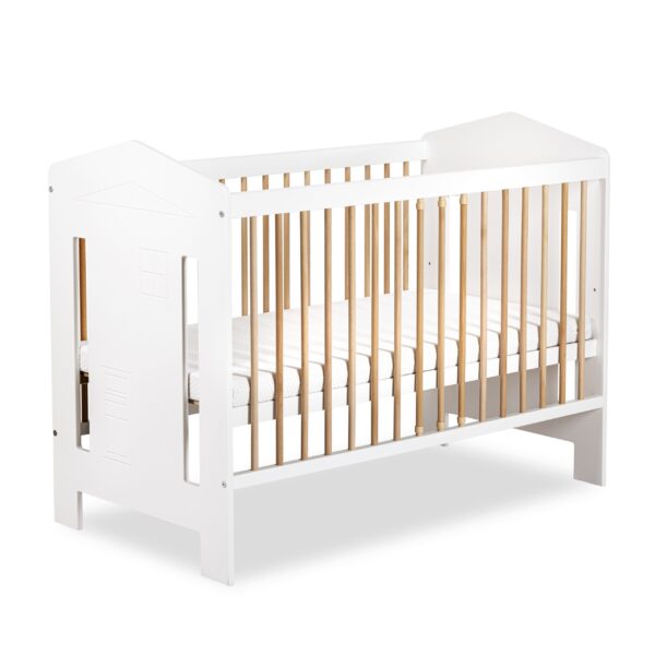 Beebivoodi Ida 60x120 turvapiirdega, pöök/valge — изображение 2