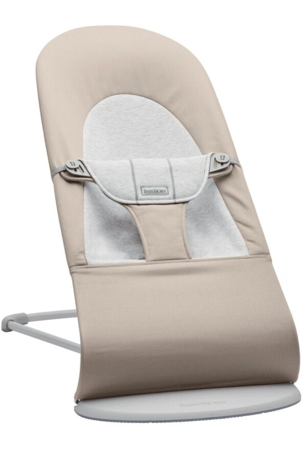 Babybjörn Balance Soft lamamistool, Beige-Grey Woven Jersey