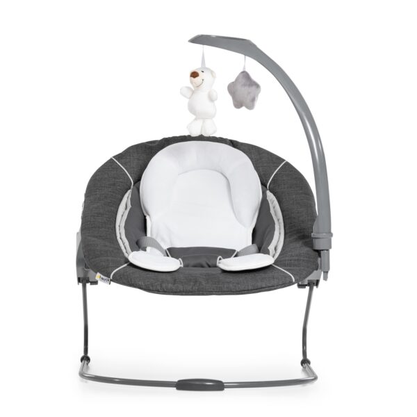 Hauck Alpha+ lamamistool Bouncer Deluxe 2in1, Melange Grey — изображение 12