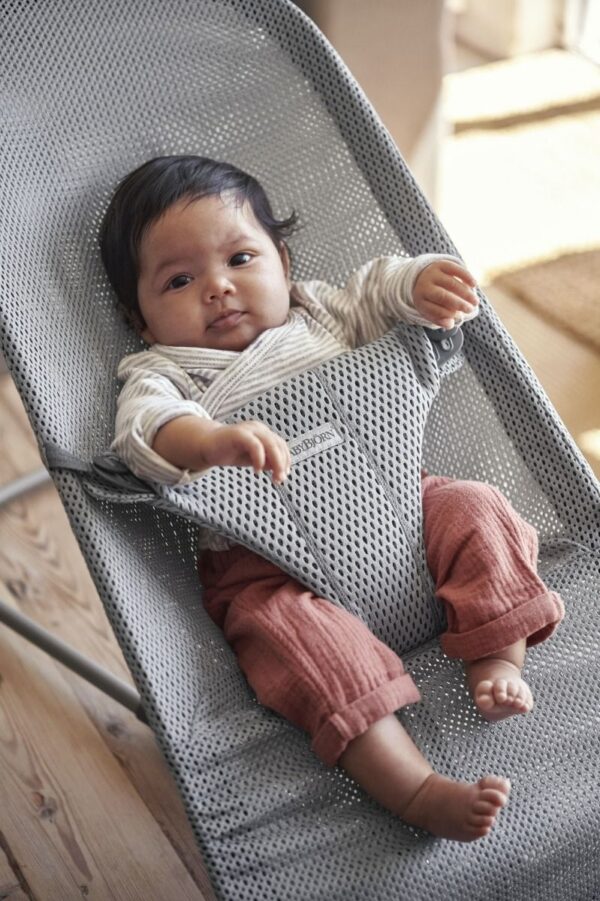 Babybjörn Bouncer Bliss lamamistool, Grey Mesh — изображение 2