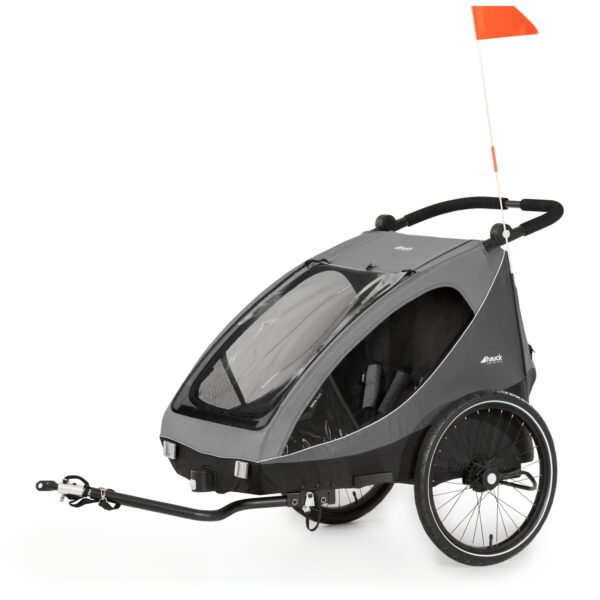 Hauck Dryk Duo jalgrattahaagis 2in1, Grey — изображение 2