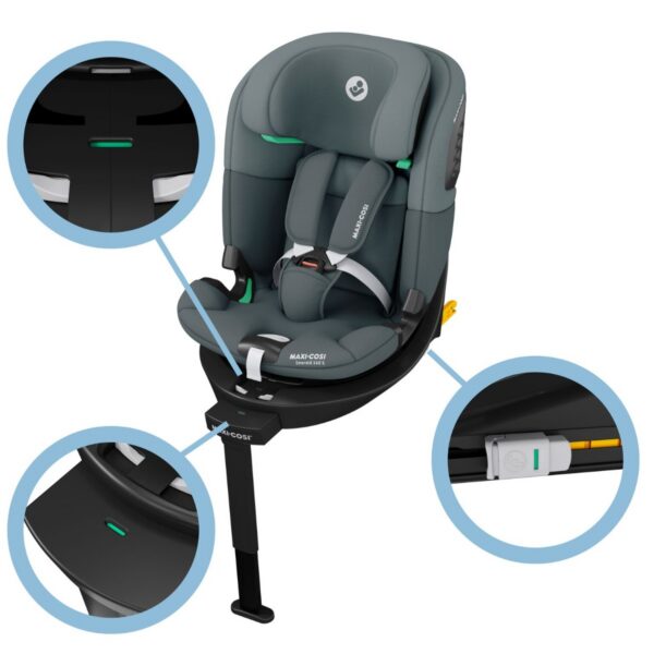 Maxi-Cosi Emerald 360 S turvatool 0-36kg, Tonal Graphite - Image 6