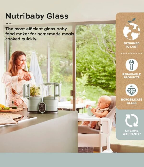 Babymoov Nutribaby Glass 2.0 köögikombain - Image 7