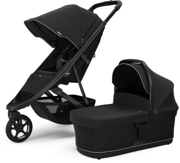 Thule Spring 2 jalutuskäru komplekt 2in1, Black