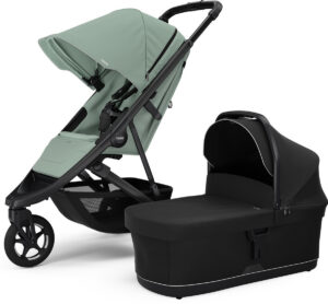 Thule Spring 2 jalutuskäru komplekt 2in1, Mist Green/Black