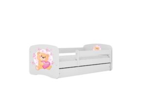 Lastevoodi Sweet Teddy Bear voodikastiga 80×160