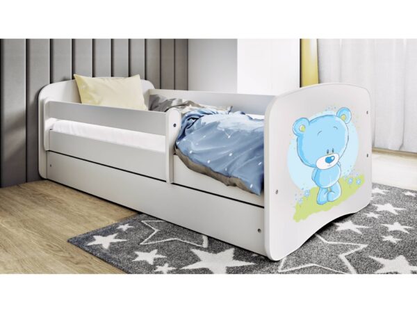 Lastevoodi Blue Teddy Bear voodikastiga 80×160 - Image 4