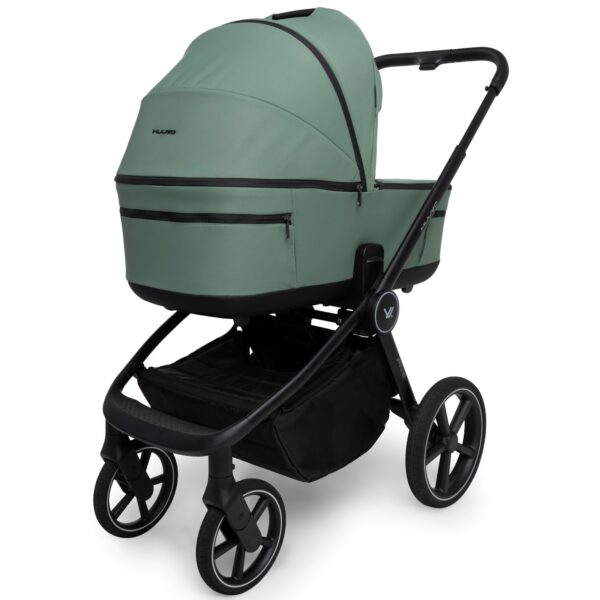 Muuvo Five jalutuskäru 2in1, Pine Green - Image 5