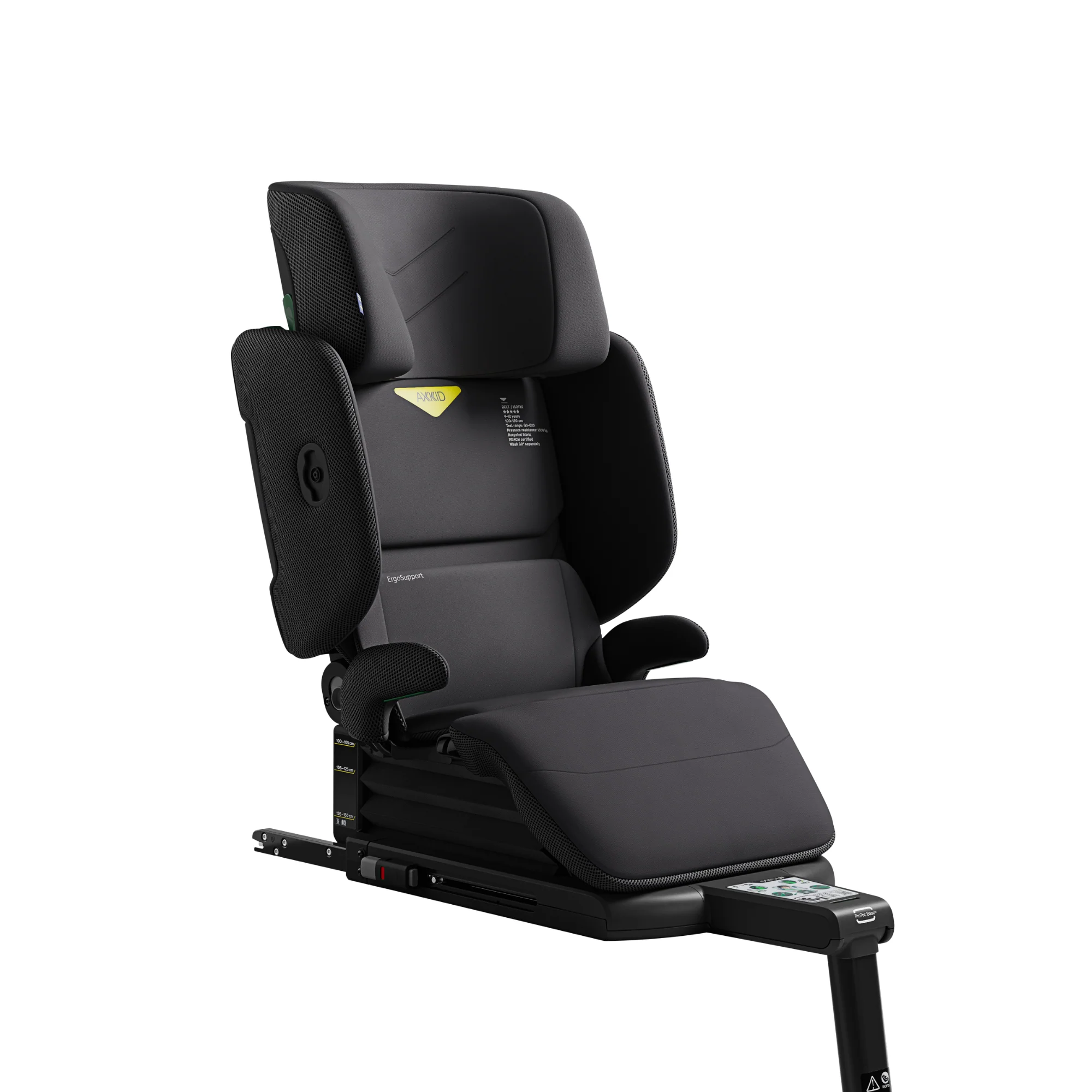 Axkid UP turvatool 100–150 cm + Axkid Up jalatugi, Arctic Mist Grey - Image 3