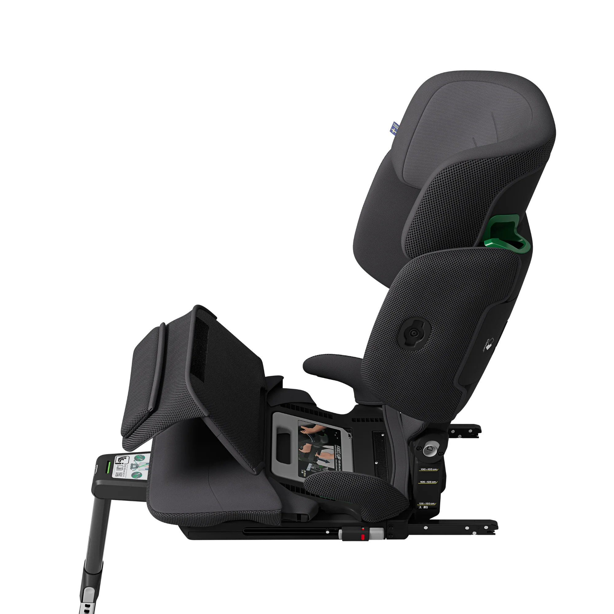 Axkid UP turvatool 100–150 cm + Axkid Up jalatugi, Arctic Mist Grey - Image 14