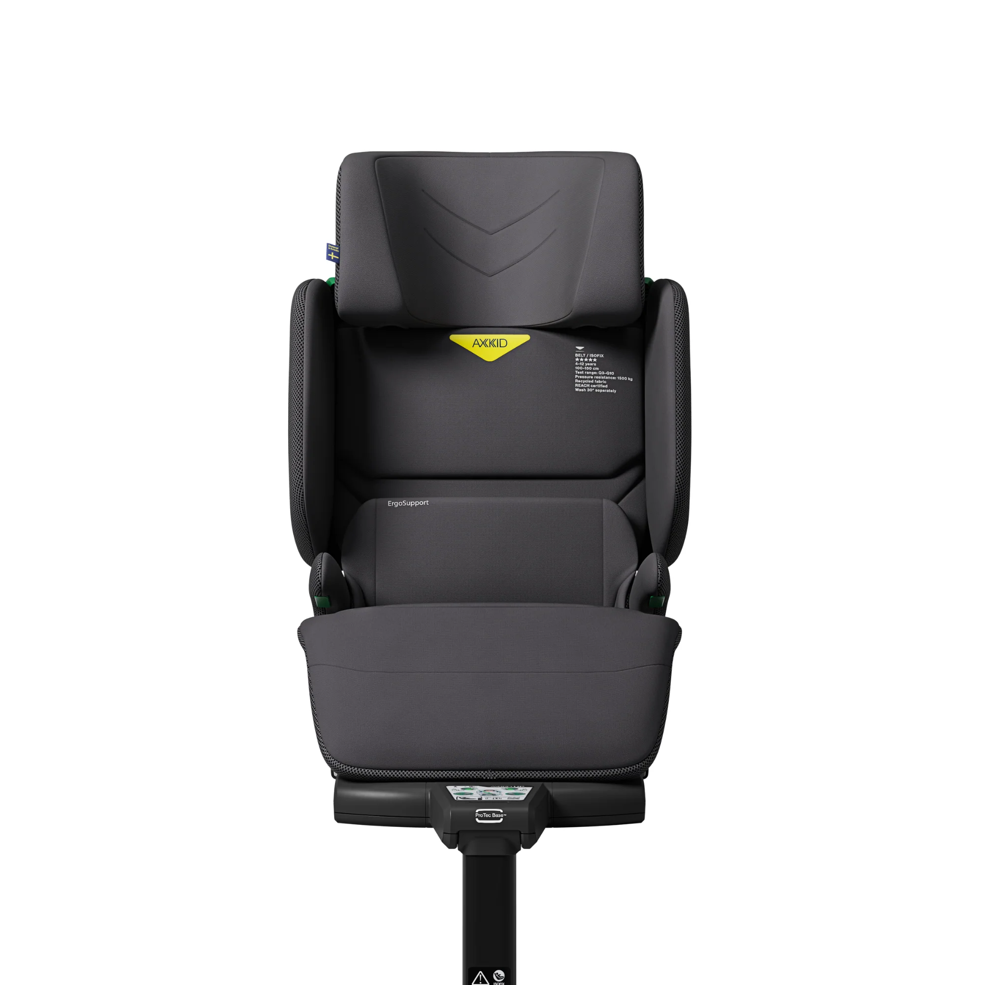 Axkid UP turvatool 100–150 cm + Axkid Up jalatugi, Arctic Mist Grey - Image 5