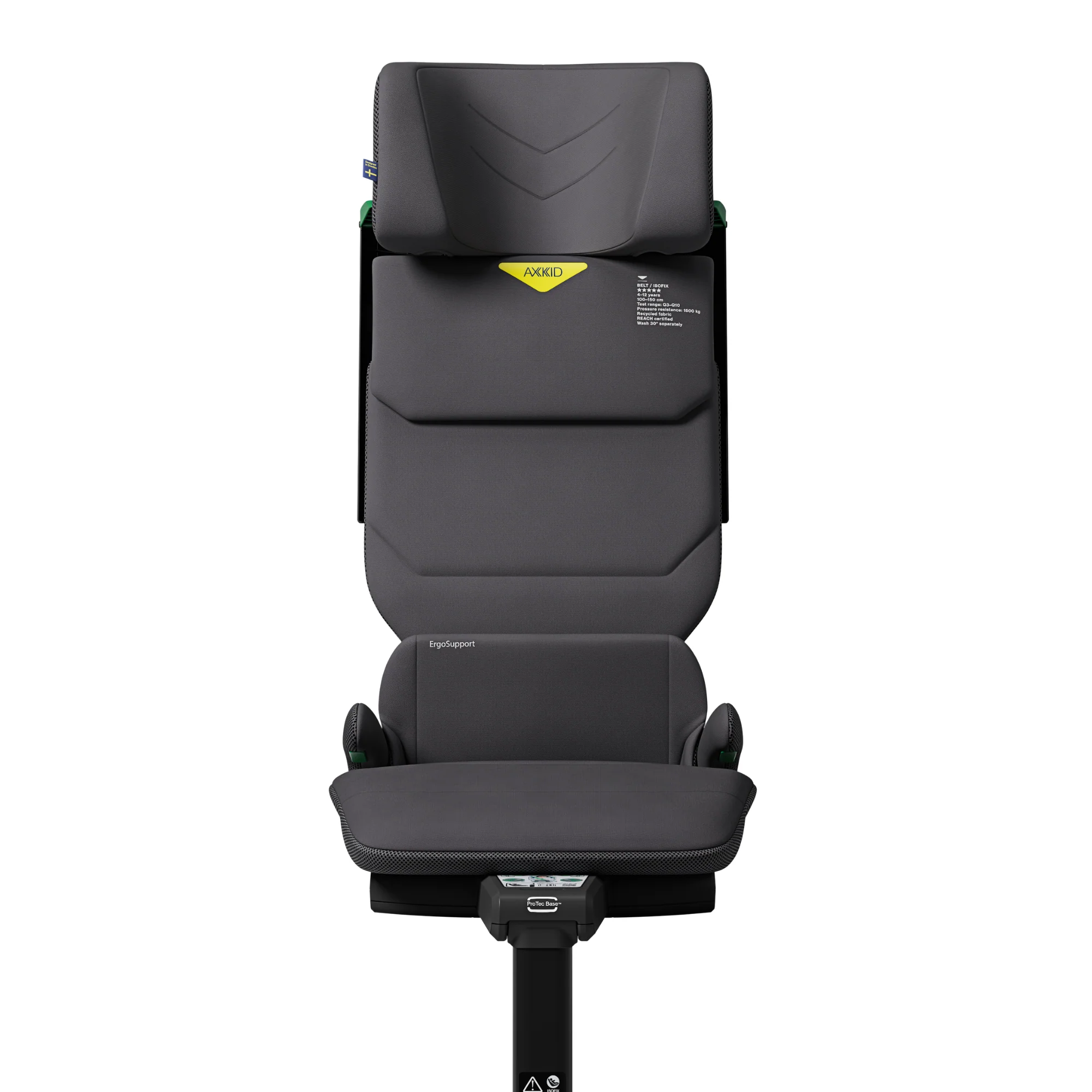 Axkid UP turvatool 100–150 cm + Axkid Up jalatugi, Arctic Mist Grey - Image 8