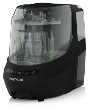 Baby Brezza Bottle Washer Pro täisautomaatne pudelite/tarvikute pesija, steriliseerija, kuivataja, Black
