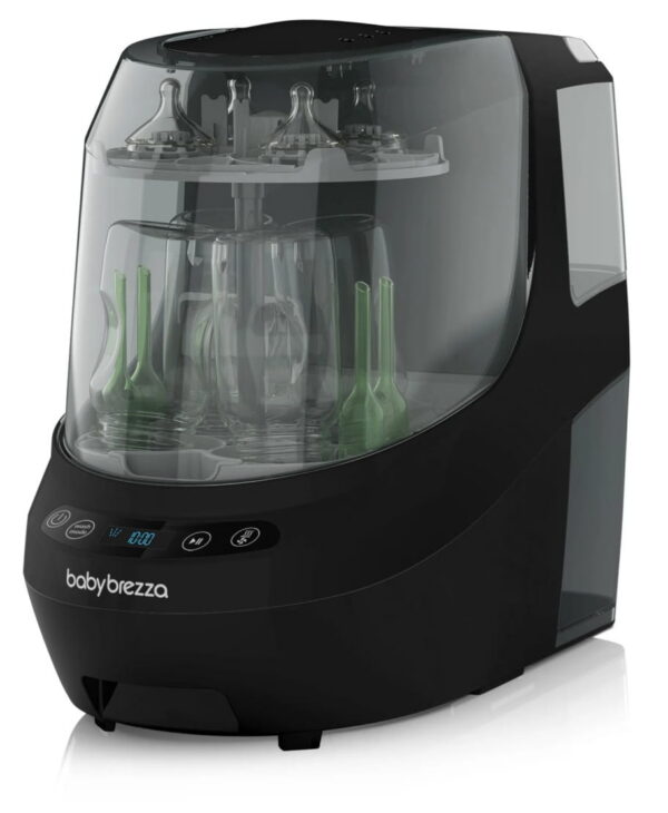 Baby Brezza Bottle Washer Pro täisautomaatne pudelite/tarvikute pesija, steriliseerija, kuivataja, Black
