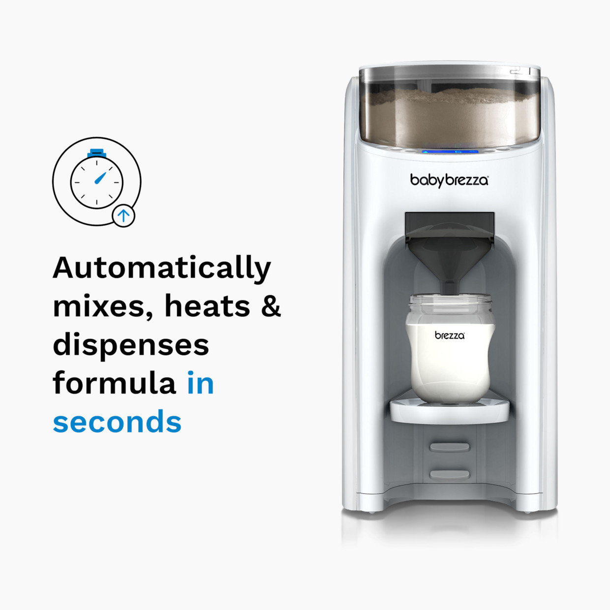 BabyBrezza Formula Pro Advanced piimasegu valmistaja, White/White - Image 3