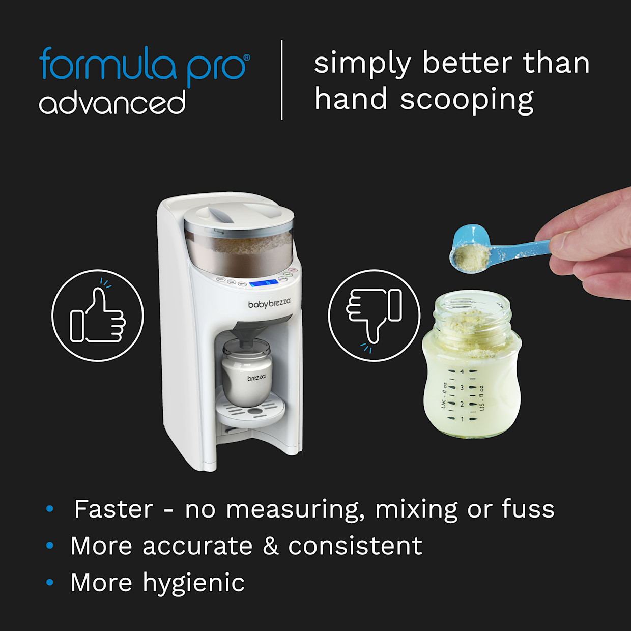 BabyBrezza Formula Pro Advanced piimasegu valmistaja, White/White - Image 5