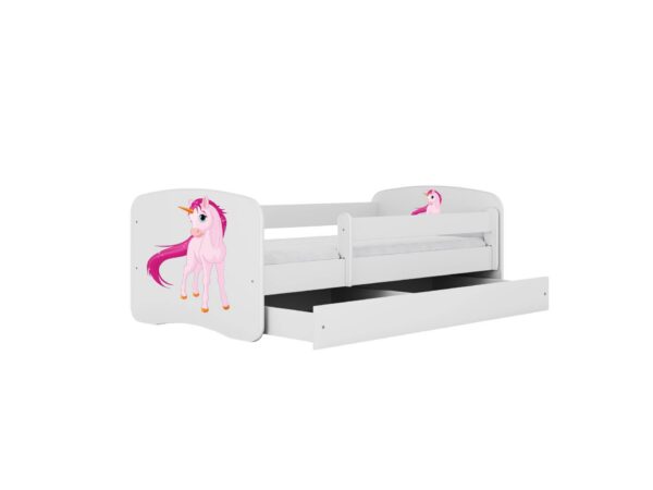 Lastevoodi Unicorn voodikastiga 80×160