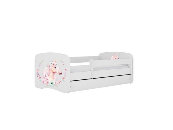 Lastevoodi Dream Unicorn voodikastiga 80×160