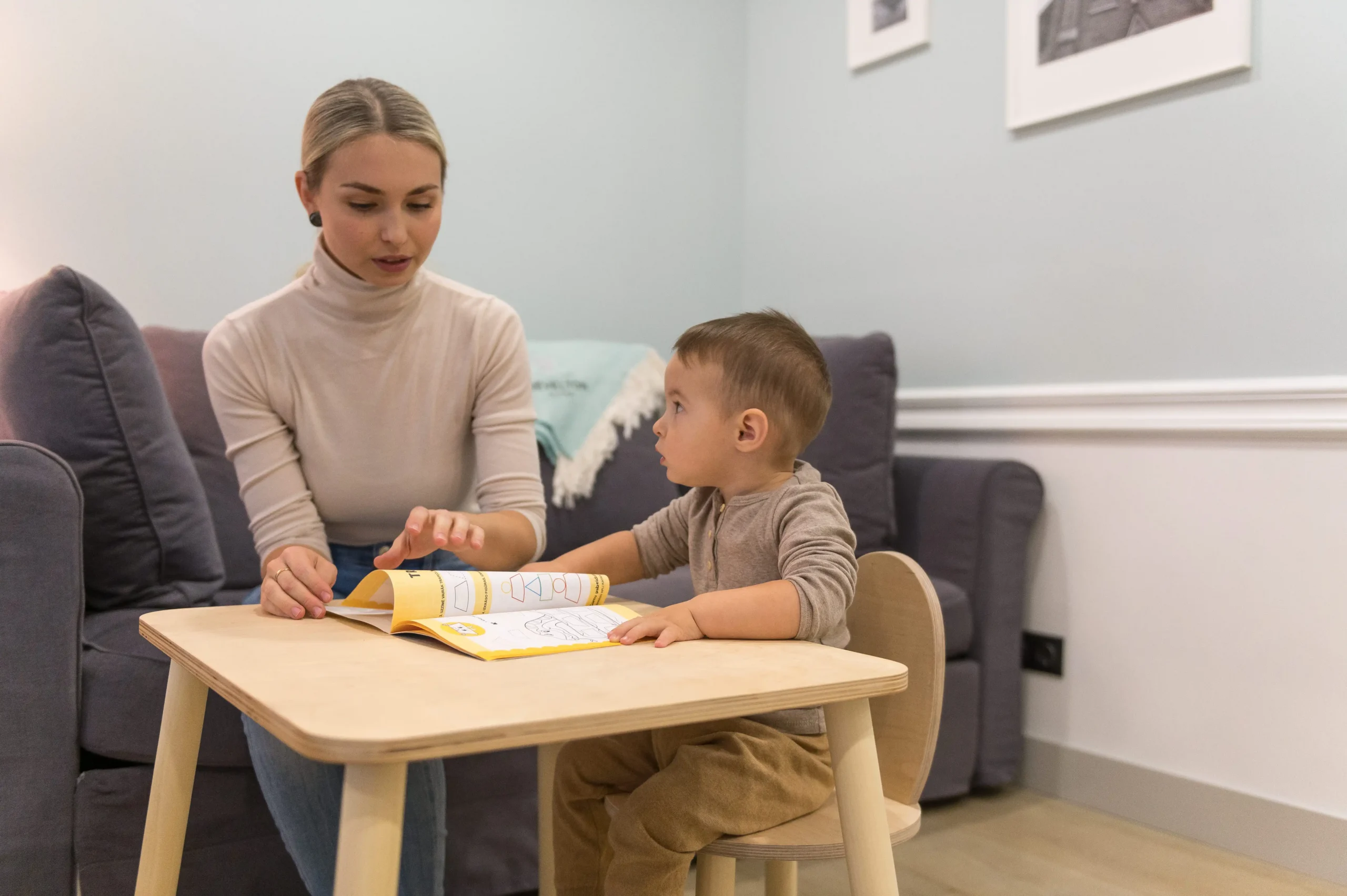 Lastelaud ja tool Bunny, natural - Image 3