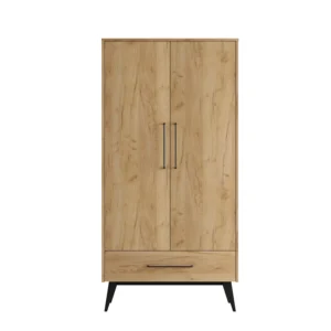 Riidekapp Retro kahe uksega, tamm