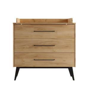 Kummut Retro mähkimisalusega, tamm