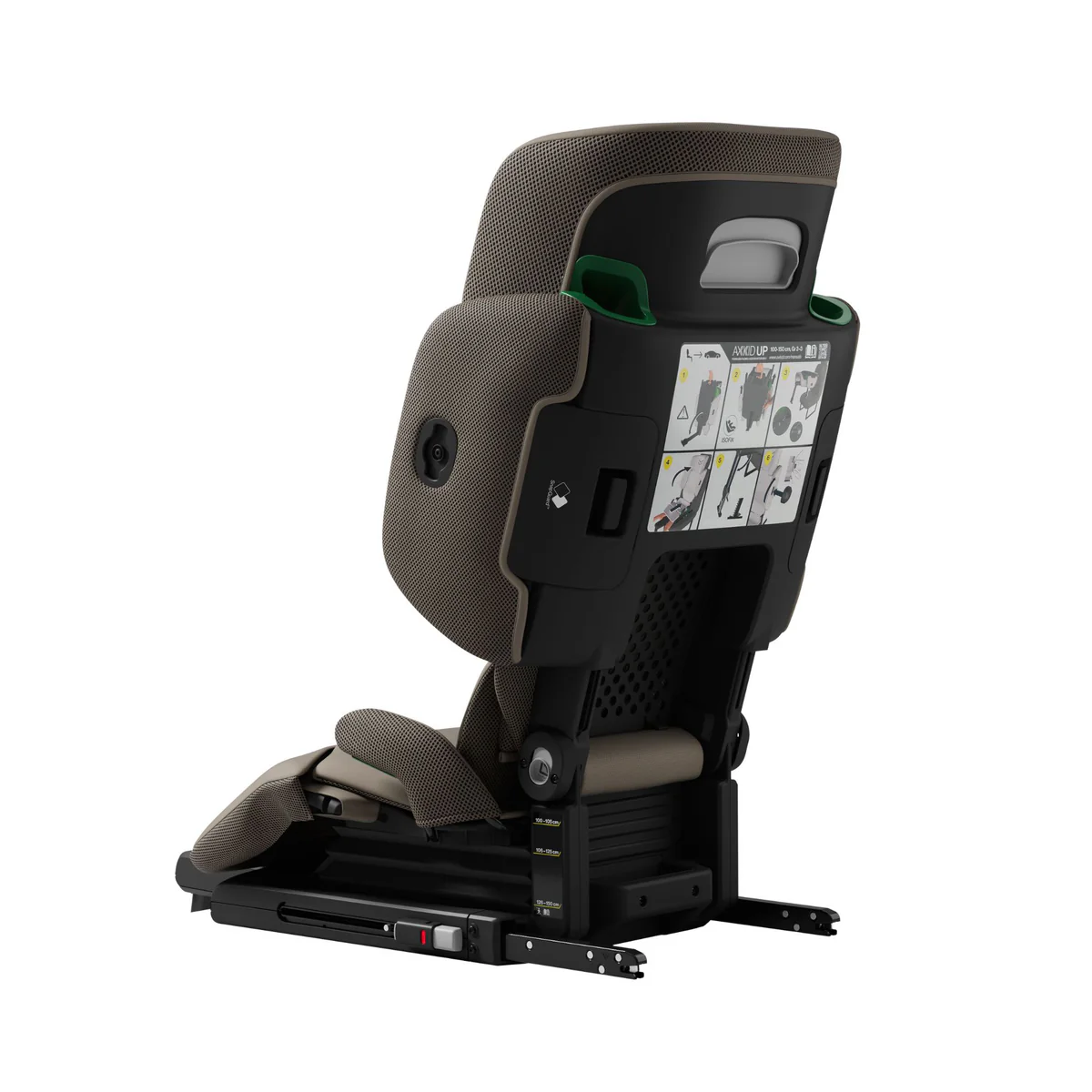 Axkid UP turvatool 100–150 cm + Axkid Up jalatugi, Driftwood Beige - Image 10