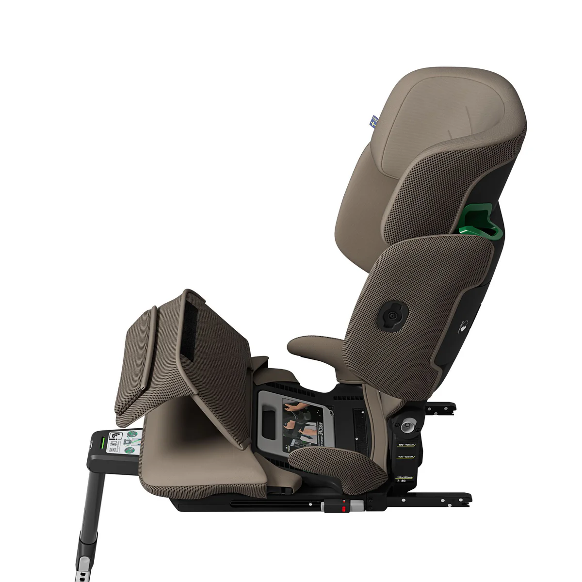 Axkid UP turvatool 100–150 cm + Axkid Up jalatugi, Driftwood Beige - Image 12