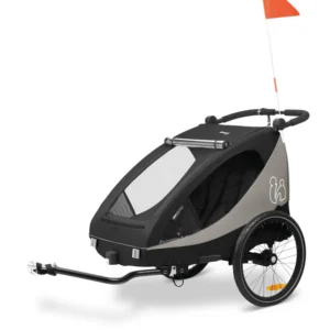 Hauck Dryk Duo Plus jalgrattahaagis 2in1, Black