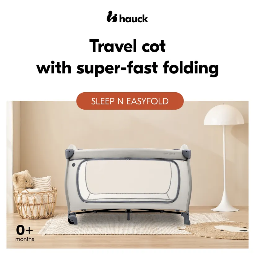 Hauck reisivoodi Sleep N Easyfold, Dark Grey - Image 2