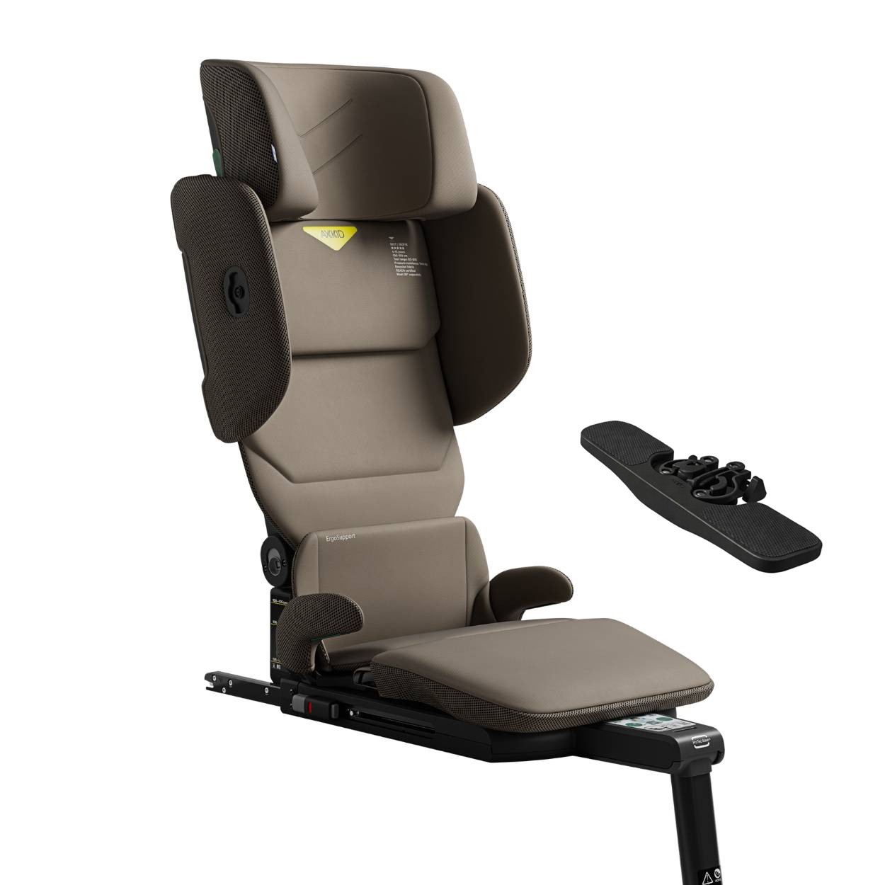 Axkid UP turvatool 100–150 cm + Axkid Up jalatugi, Driftwood Beige